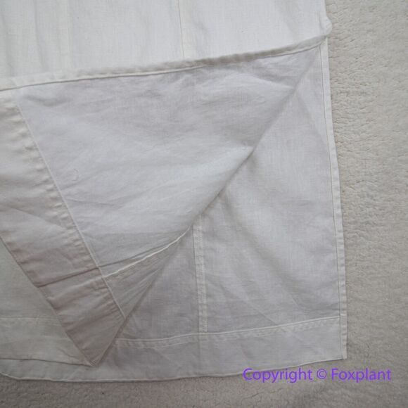 New! Madewell Linen-Cotton Princess-Seamed Midi‎ Dress, size XXS - Picture 7 of 13